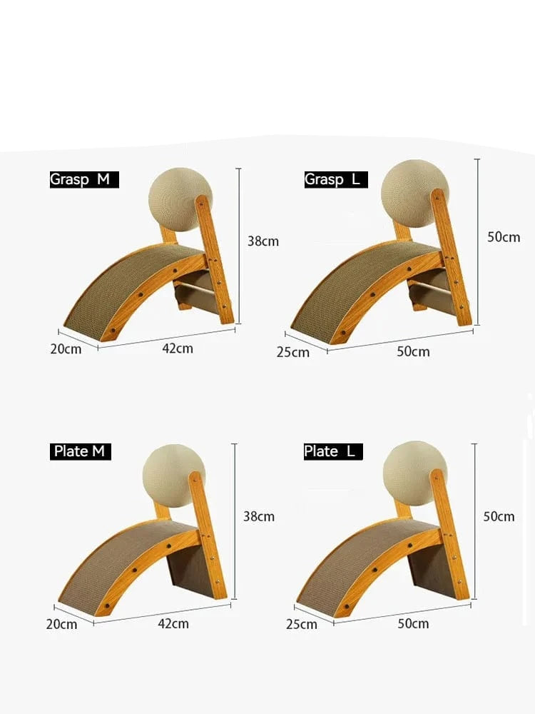 l-arbre-a-chat.com Cardboard Cat Scratcher Accessories Scratching Ball Training Supplies Scratching Post Toys Furniture Articles For Cat Sisal Rope
