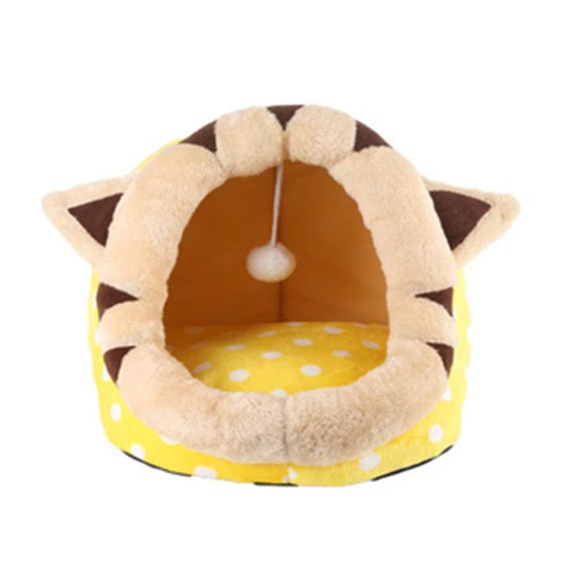l-arbre-a-chat.com Cat Bed House Kennel Nest Round Pets Sleeping Cave Kitten Beds Pet Basket Cozy Kitten Lounger Cushion Cat House Tent Dog House