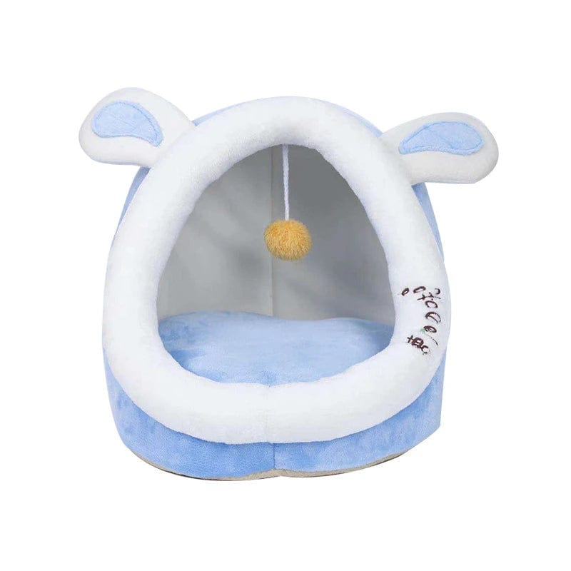 l-arbre-a-chat.com Cat Bed House Kennel Nest Round Pets Sleeping Cave Kitten Beds Pet Basket Cozy Kitten Lounger Cushion Cat House Tent Dog House