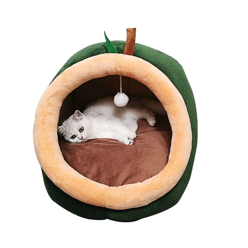l-arbre-a-chat.com Cat Bed House Kennel Nest Round Pets Sleeping Cave Kitten Beds Pet Basket Cozy Kitten Lounger Cushion Cat House Tent Dog House