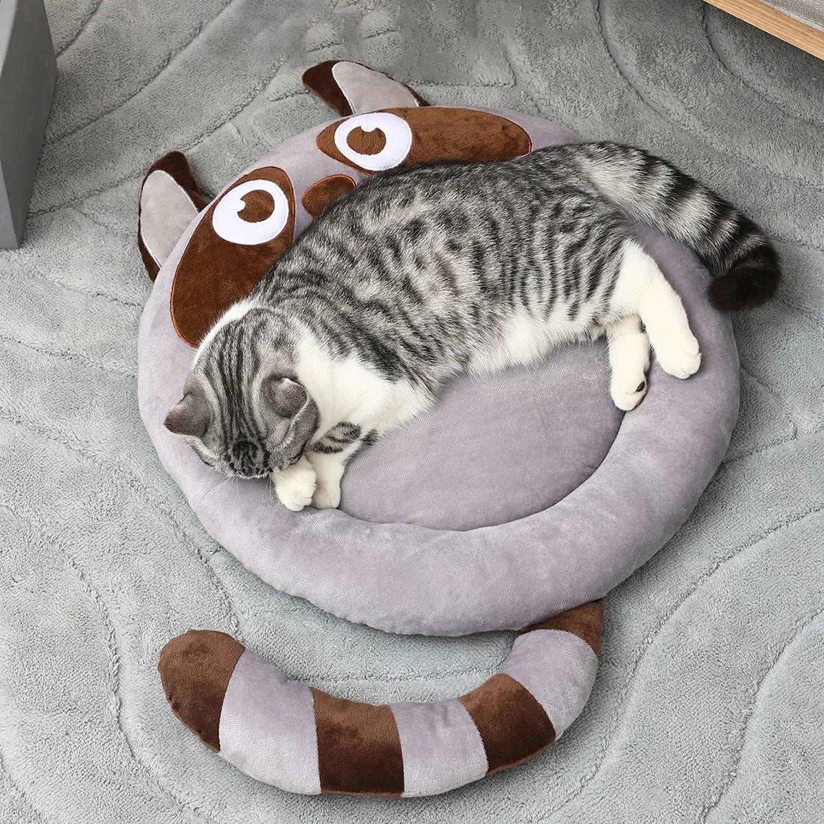 l-arbre-a-chat.com Cat Beds for Indoor Cats,19.68 Inch Dog Bed for Small Melium Dogs, Washable-Round Pet Bed for Puppy and Kitten
