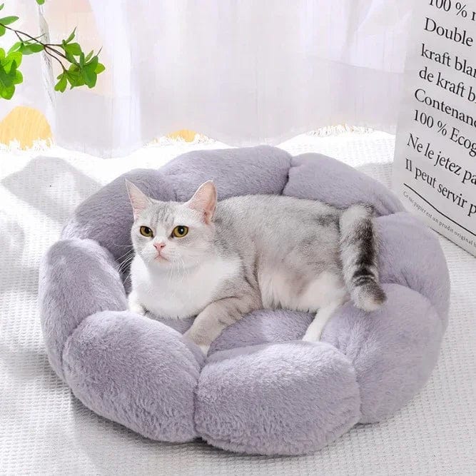 l-arbre-a-chat.com Flower Cat Nest Four Seasons Universal Internet Celebrity Autumn and Winter Dog Nest Closed Cat Nest Winter Warm Pet Supplies