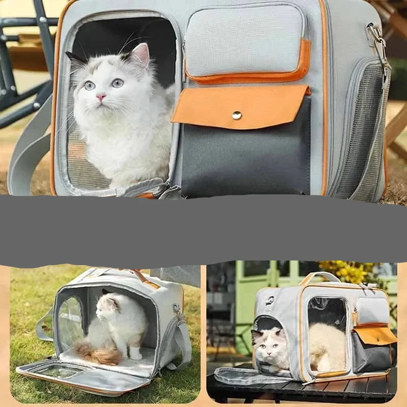 l-arbre-a-chat.com Pet Backpack Portable Pet Stroller Trolley Cases Suitcases Small dog cat Backpack Anti Cat Stress Sense Of Safety Pets Bags