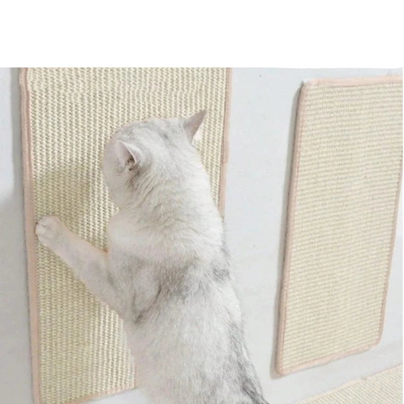 l-arbre-a-chat.com Pet Cat Scratching Board Natural Sisal Cat Scratcher Blanket Post Mat Pet Toy for Protecting Furniture Foot Sofa Cushion