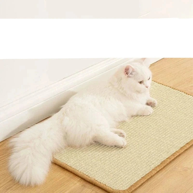 l-arbre-a-chat.com Pet Cat Scratching Board Natural Sisal Cat Scratcher Blanket Post Mat Pet Toy for Protecting Furniture Foot Sofa Cushion