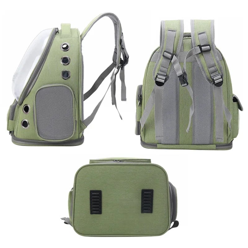 l-arbre-a-chat.com Transparent Pet Cat Carrier Bag Outdoor Travel Backpack for Cats Small Dogs Breathable Cat Carrying Bag Pet Supplies
