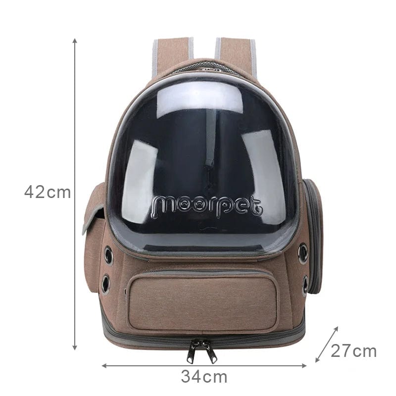 l-arbre-a-chat.com Transparent Pet Cat Carrier Bag Outdoor Travel Backpack for Cats Small Dogs Breathable Cat Carrying Bag Pet Supplies