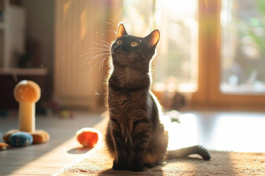 Que veut dire quand un chat remue la queue doucement ?