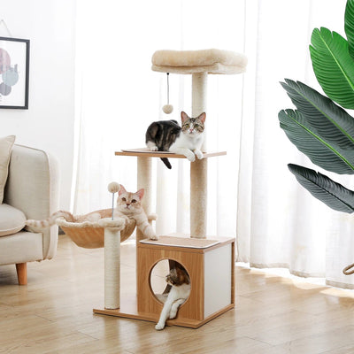 l-arbre-a-chat.com Arbre a Chat en Bois Naturel