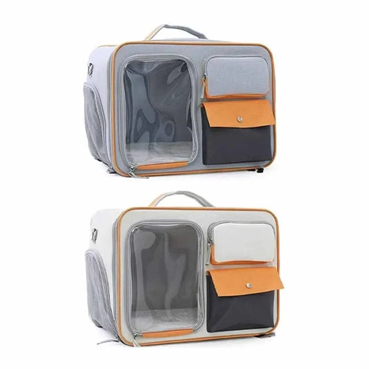 l-arbre-a-chat.com Pet Backpack Portable Pet Stroller Trolley Cases Suitcases Small dog cat Backpack  Anti Cat Stress Sense Of Safety Pets Bags