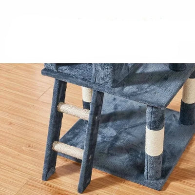 l-arbre-a-chat.com Pet Cat Toys Multi-layer Cat Tree Tower House with Ladder Hemp Rope Condo Furniture Cat Scratching Post Jumping Toy for Cat