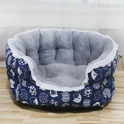 l-arbre-a-chat.com Pet Dog Cat Sofa House Beds Mats Kennel Wind Warm Enlarge Pet Bed Lace Supplies Pet Products